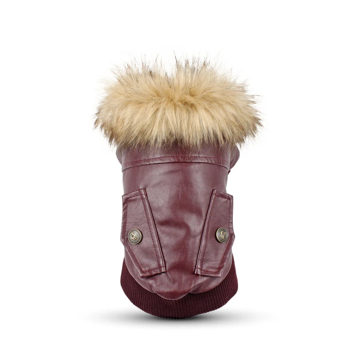 Waterproof Leather Dog Coats - ATUBAN Winter Puppy Jackets for Small to Medium Dogs
