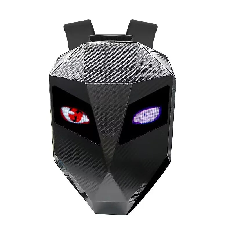 LED Backpack Hard Shell LED Display Motorcycle Cycling Helmet locomotive Backpack Business Travel Waterproof Laptop Bag Man - Image 2