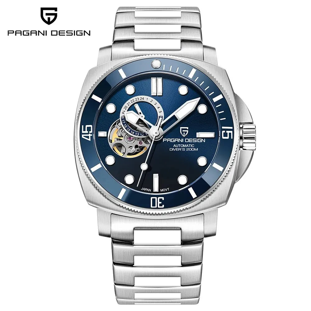 PAGANI DESIGN Brand Sports Men Mechanical Watch Fashion Sapphire 200M Waterproof Automatic Timecode Relogio Masculino 2024 New - Image 13