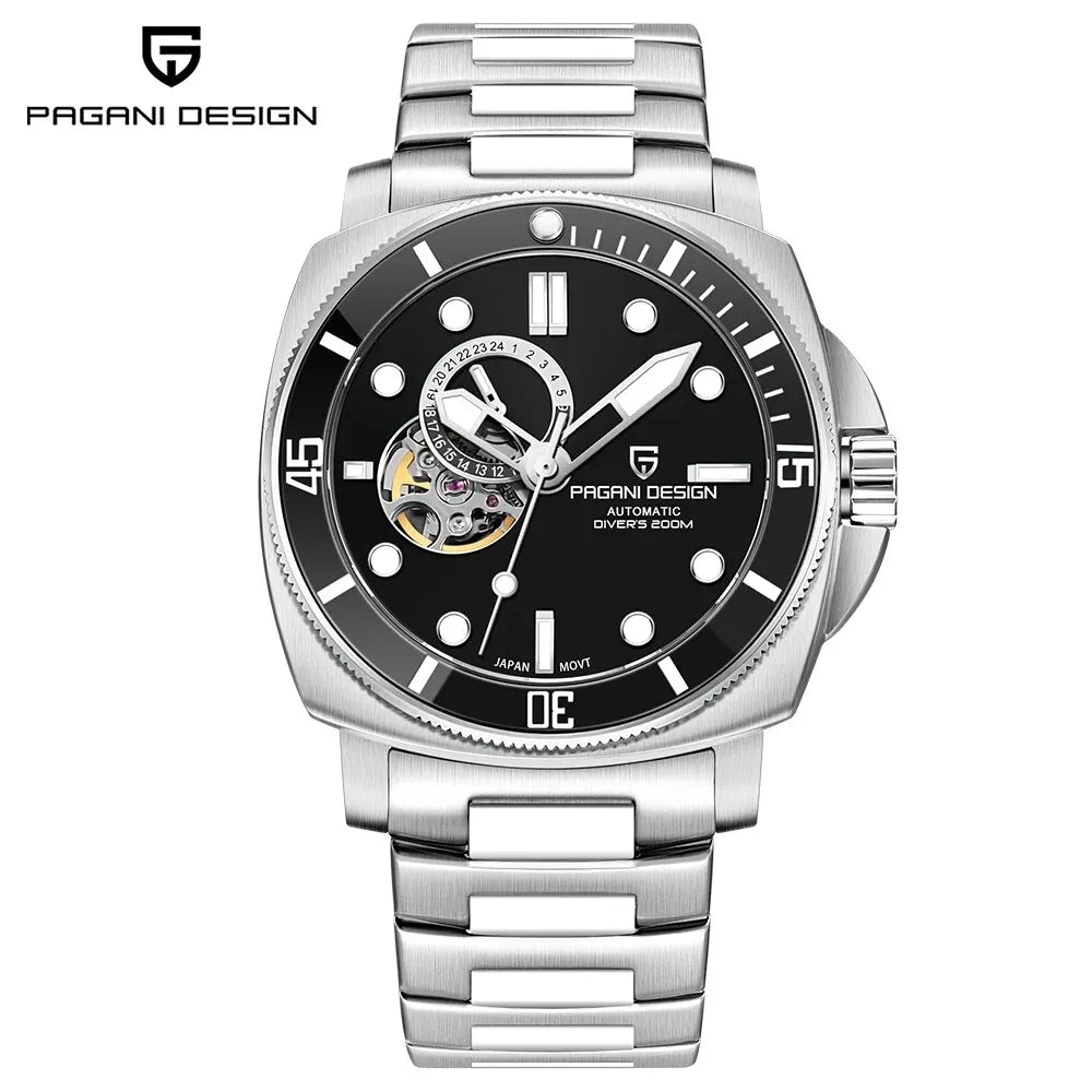 PAGANI DESIGN Brand Sports Men Mechanical Watch Fashion Sapphire 200M Waterproof Automatic Timecode Relogio Masculino 2024 New - Image 9